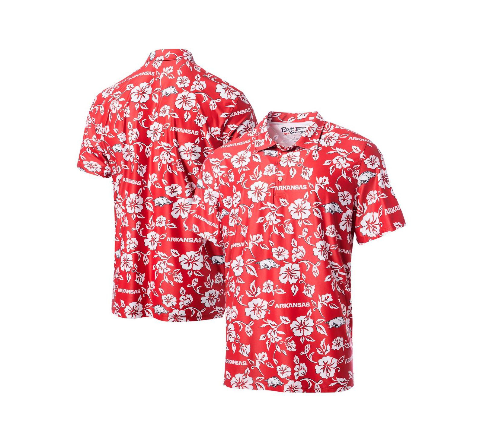 Мужская polo рубашка Reyn Spooner Cardinal Arkansas Razorbacks