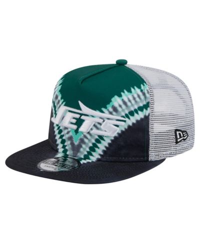 Мужская кепка New Era New York Jets Throwback Dye Golfer Snapback, Green/Black