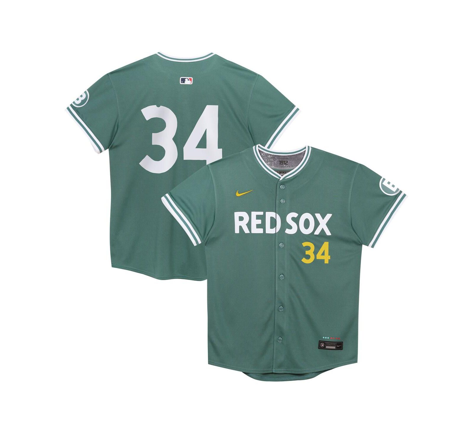 Nike Детская джерси Nike David Ortiz Green Boston Red Sox 2025 City Connect Limited Retired Player