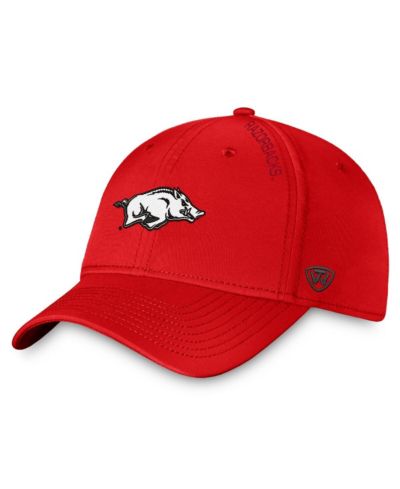 Мужская кепка Top of the World Cardinal Arkansas Razorbacks Reflex 2.0 Flex Fit