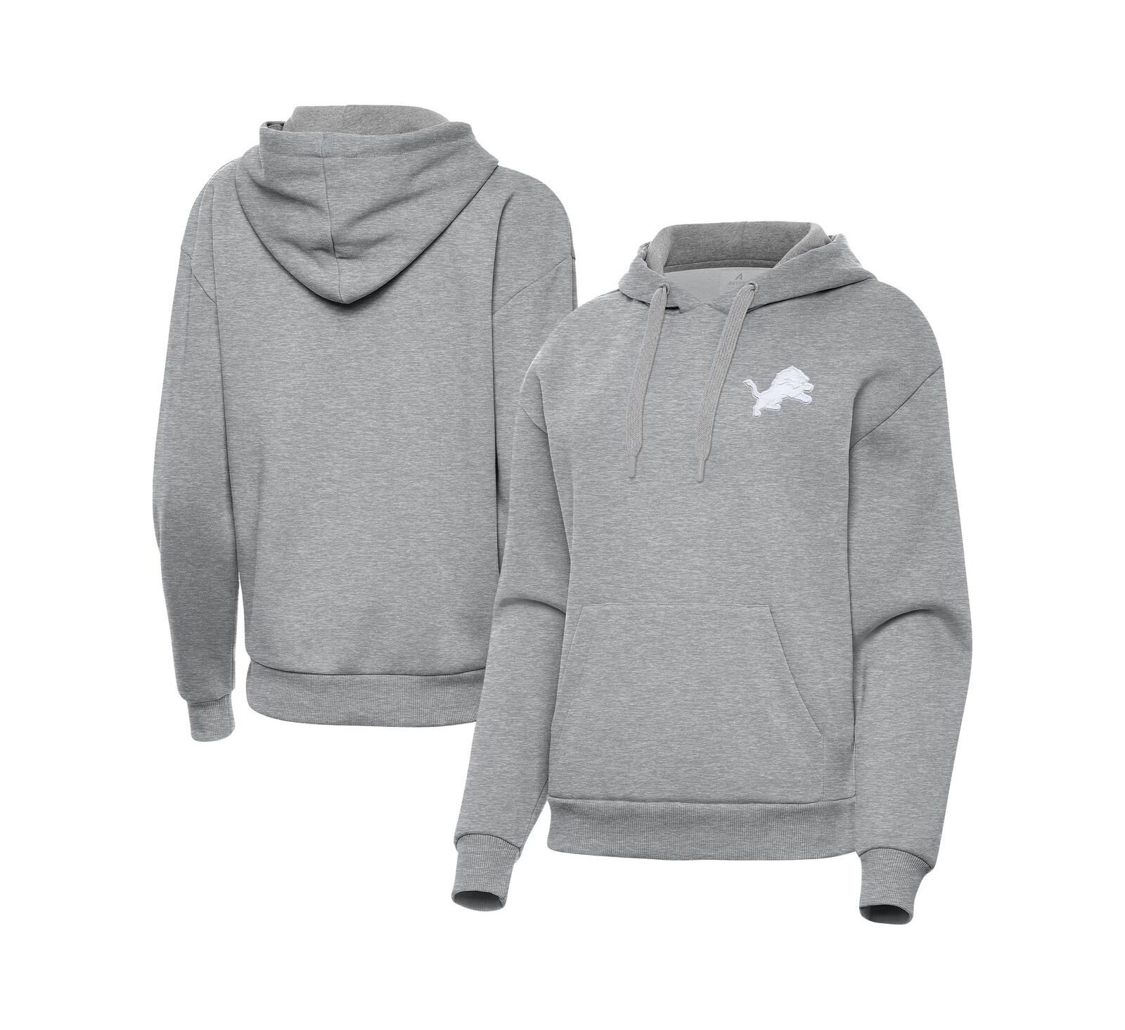 Женское худи Antigua Detroit Lions Victory Pullover