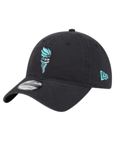 New Era Men's and Women's Black New York Liberty Core Alt Logo 9TWENTY Adjustable Hat
