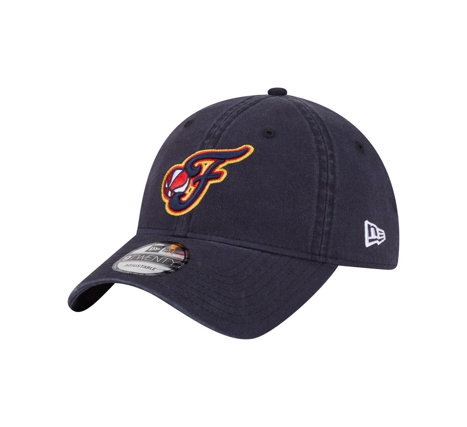 Регулируемая кепка New Era Indiana Fever Core Alt Logo 9TWENTY, темно-синяя, для мужчин и женщин