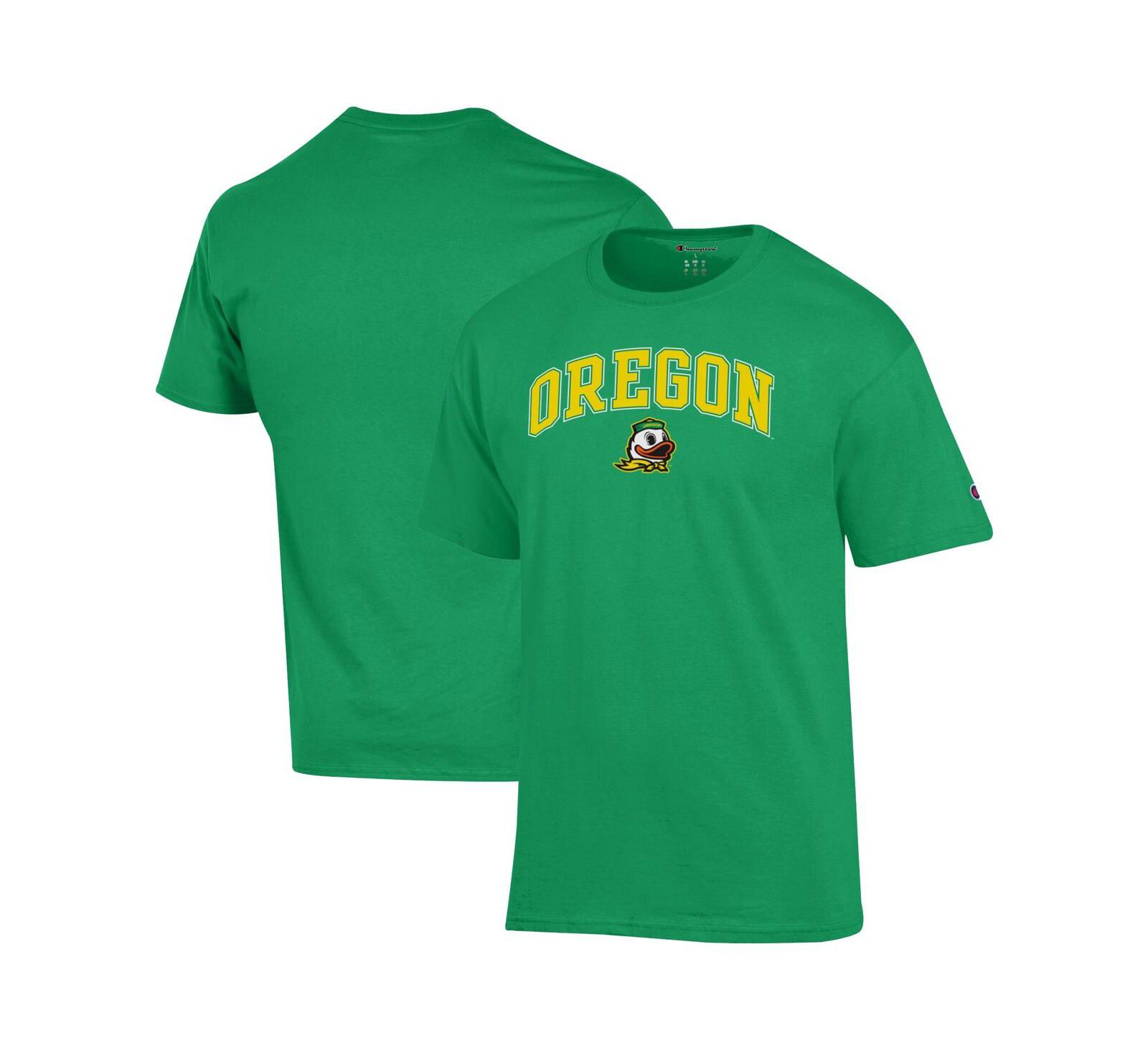 Champion Men's Green Oregon Ducks Arch Over Logo T-Shirt