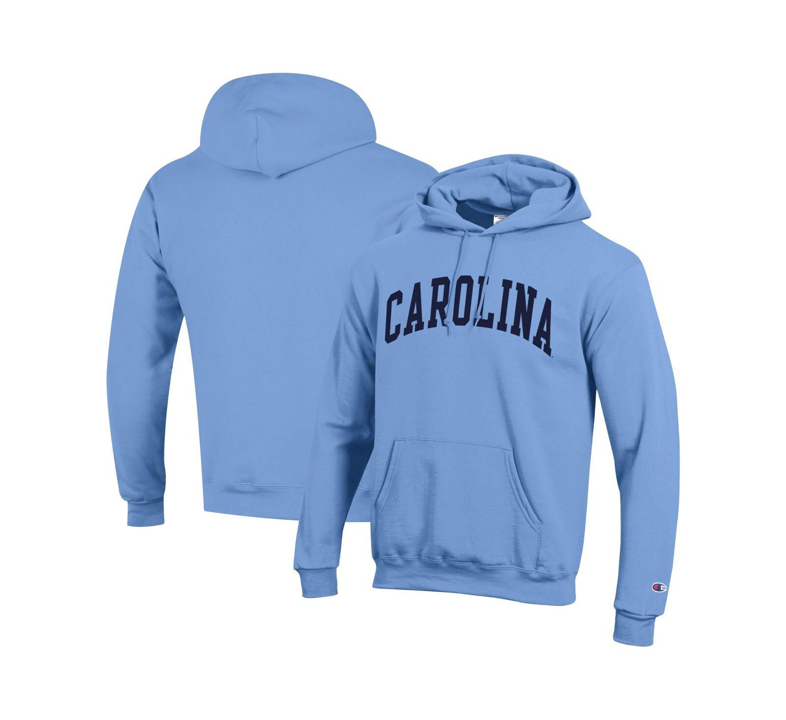 Champion Men's Carolina Blue North Carolina Tar Heels Basic Arch Fleece Pullover Hoodie Sweatshirt