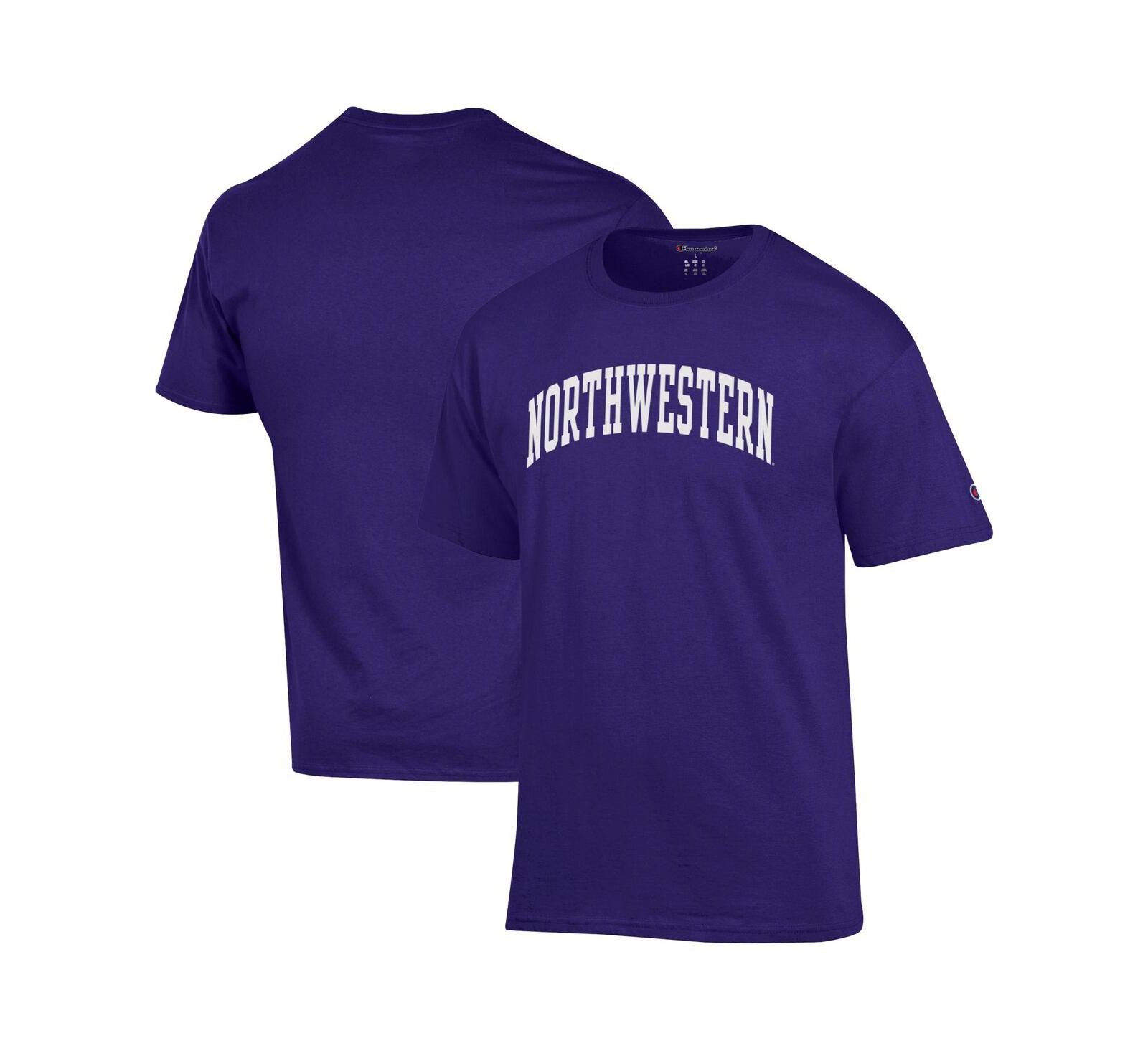 Мужская футболка Champion Purple Northwestern Wildcats Basic Arch