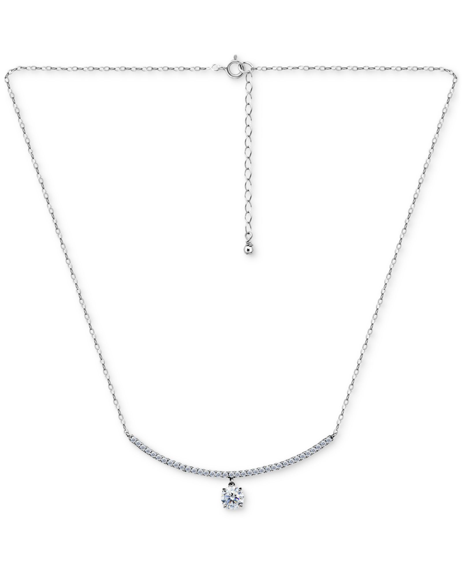 Giani Bernini кулон с цирконием (2-1/6 ct. t.w.), 16" + 2" удлинитель