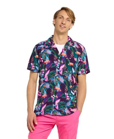 Мужская гавайская рубашка с коротким рукавом OppoSuits Big & Tall