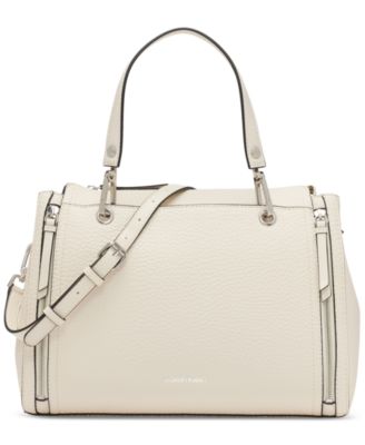 Calvin Klein Garnet Triple Compartment Top Zipper Satchel