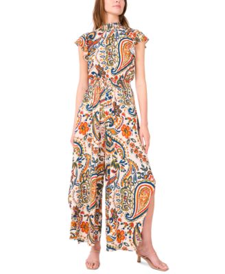 Женский комбинезон MSK Women's Mock-Neck Wide-Leg Jumpsuit
