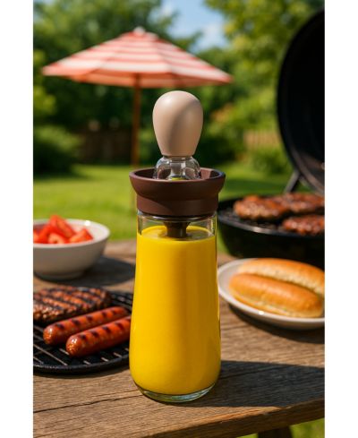 Seamless Outdoors дозатор масла и соуса для гриля, серый