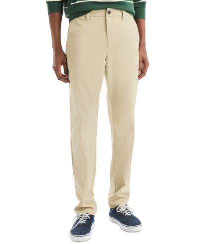 Nautica Men's Flat-Front Performance Pants
