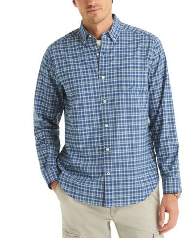 Мужская рубашка Nautica Plaid Classic Fit