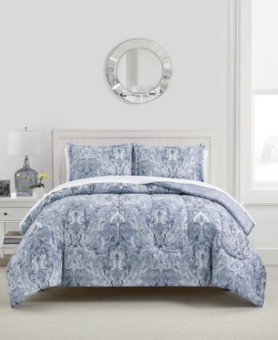 Macy's Leah Damask 3-Pc. Comforter Sets