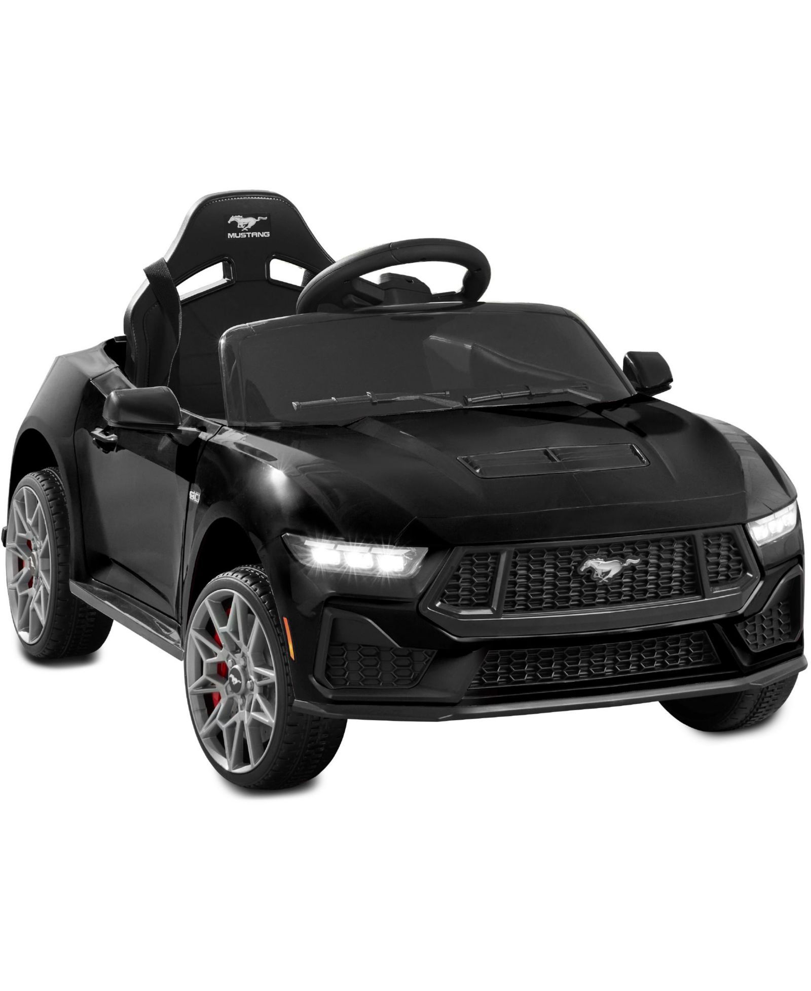 Детская электромобиль Best Choice Products Kids 12V Ford Mustang с пультом управления и LED Lights