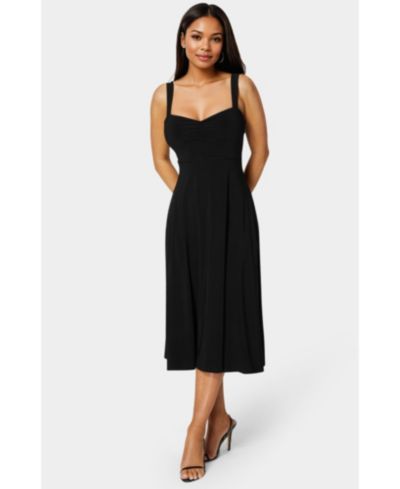 Женское платье миди Bebe Sweetheart Fit and Flare