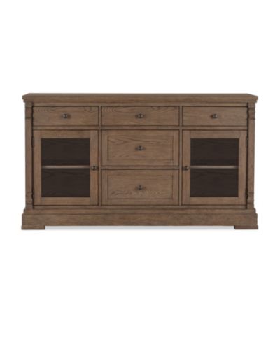 Сервировочный шкаф Alverton 64" Wood 7-Drawer