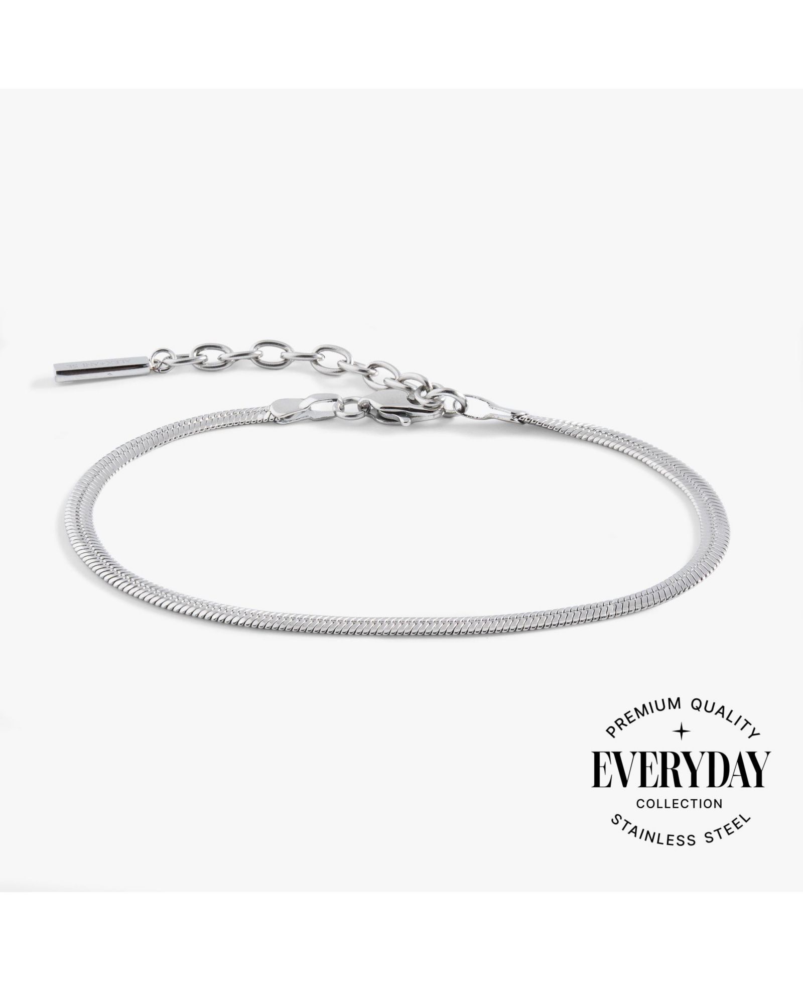 Alex and Ani повседневный браслет с цепью Herringbone