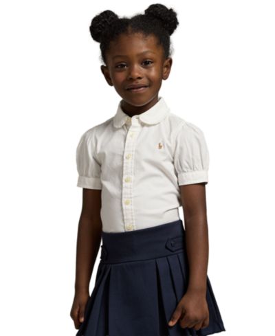 Polo Ralph Lauren Детская рубашка Oxford с коротким рукавом