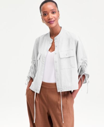 Женская блузка I.N.C. International Concepts 3/4-Sleeve Button-Front Blouse