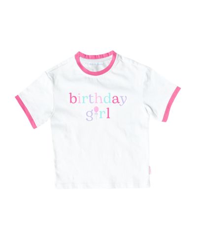 Bits & Bows Girls Birthday Girl Crewneck T-Shirt