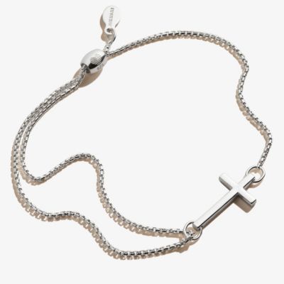 Cross Pull Chain Bracelet