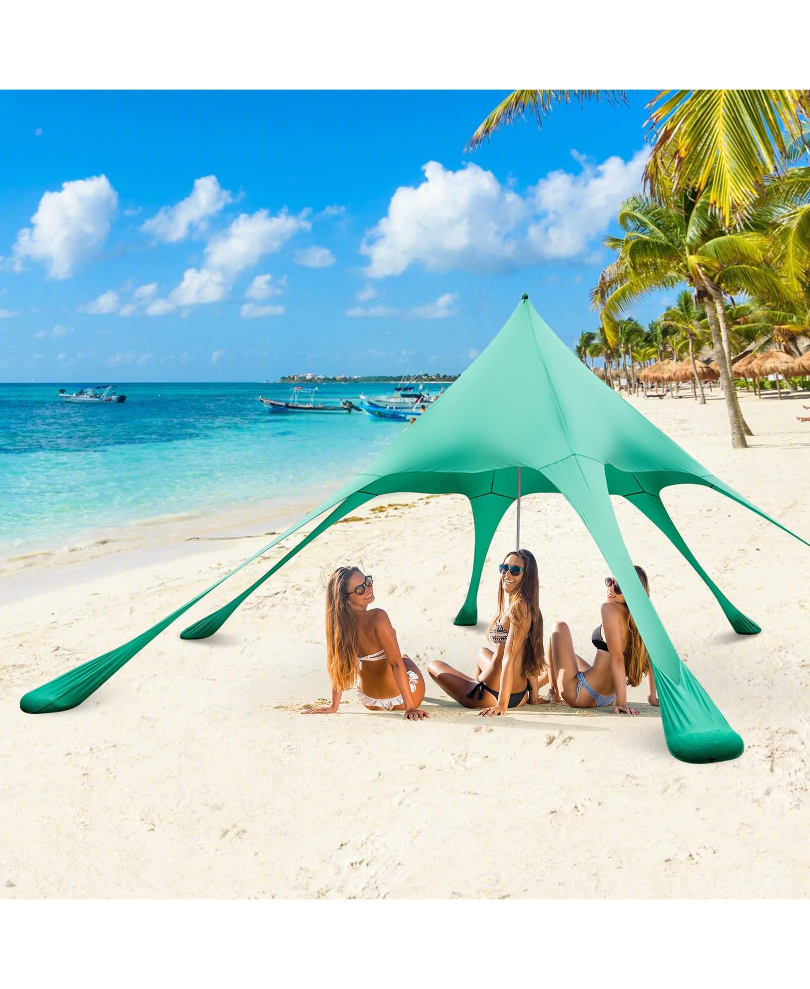 Палатка Mecale Beach Canopy 20 x 20 Feet с UPF50+ Sun Protection