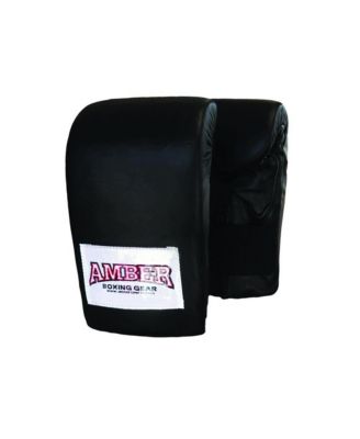 Боксерские перчатки Amber Sports Deluxe Top-Grain Leather Black Large