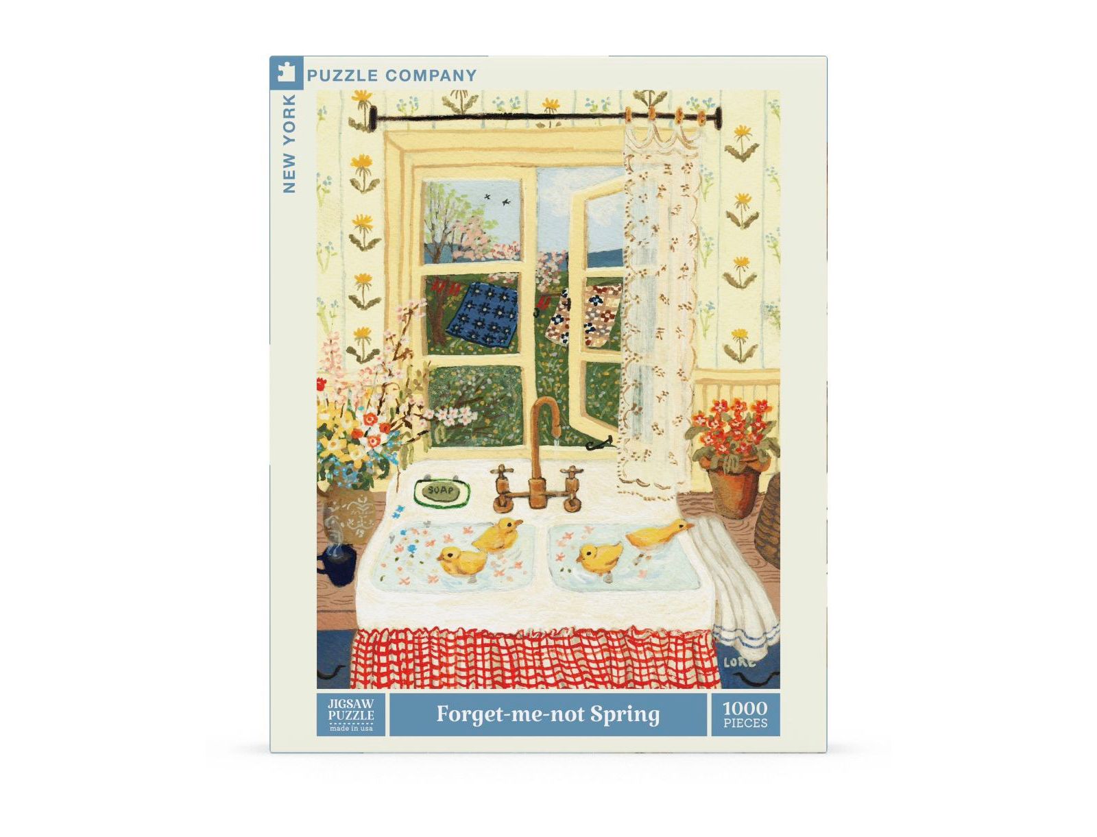 New York Puzzle Company Головоломка «Forget-me-not Spring», 1000 деталей