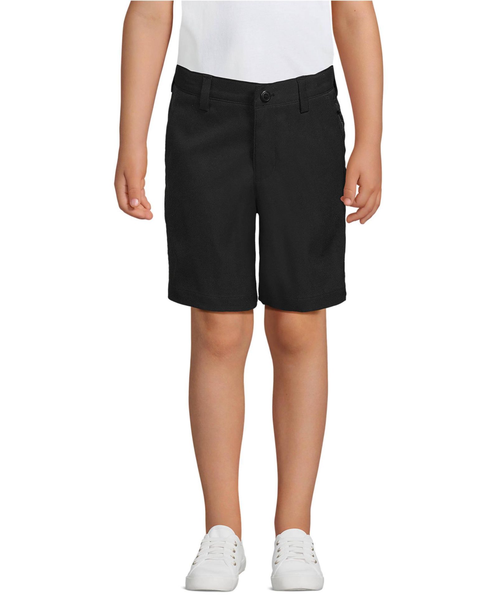 Lands' End Big Boys Husky Sport Active Performance Chino Shorts