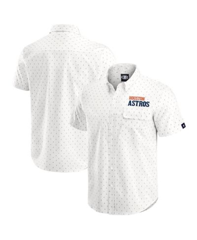 Fanatics Мужская кремовая рубашка с принтом Houston Astros