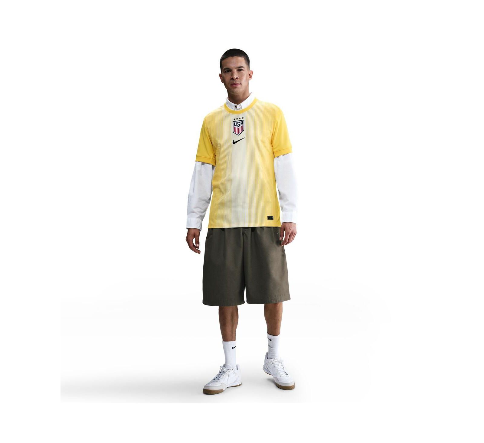 Nike Мужская джерси Nike USWNT 2025 Goalkeeper Stadium Yellow