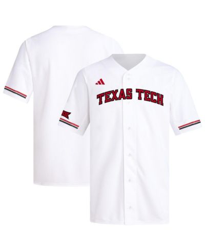 Мужская бейсбольная джерси Adidas Texas Tech Red Raiders Replica, белая