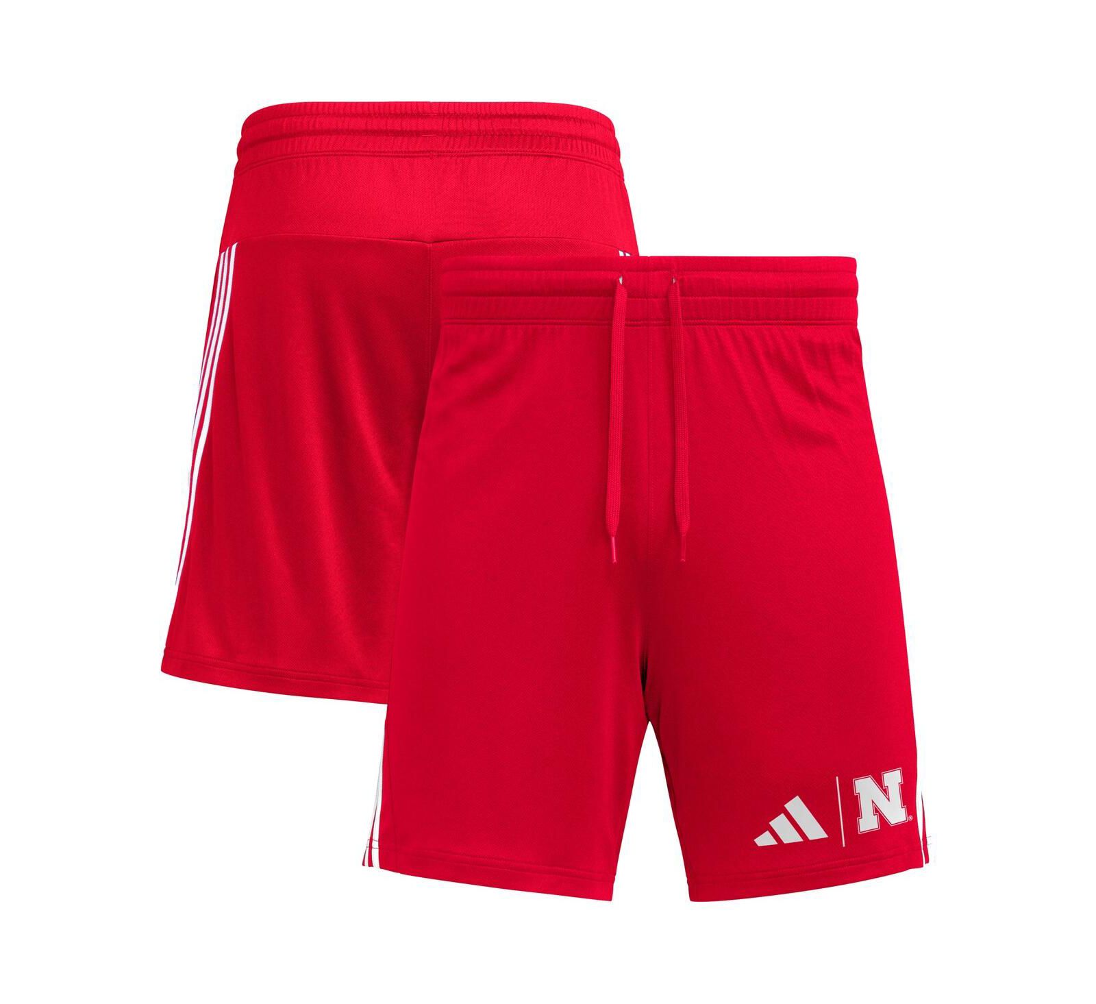 Adidas Men's Scarlet Nebraska Huskers AEROREADY 7" Shorts