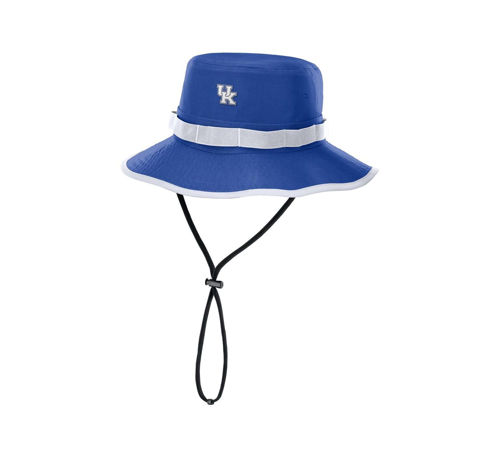 Мужская панама Nike Royal Kentucky Wildcats 2025 Sideline Apex Boonie Performance Bucket Hat