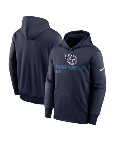 Худи Nike Men's Navy Tennessee Titans Performance Pullover Long Sleeve
