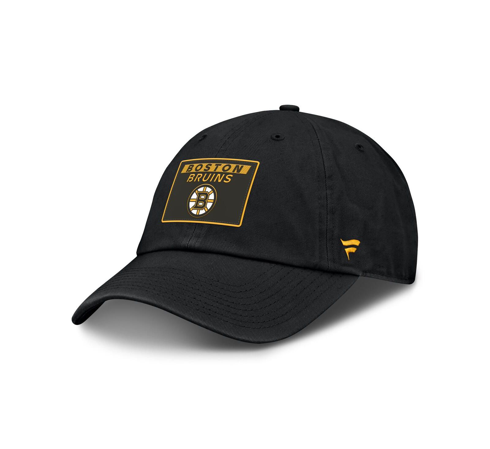 Мужская кепка Fanatics Boston Bruins Authentic Pro Prime Adjustable, цвет Black