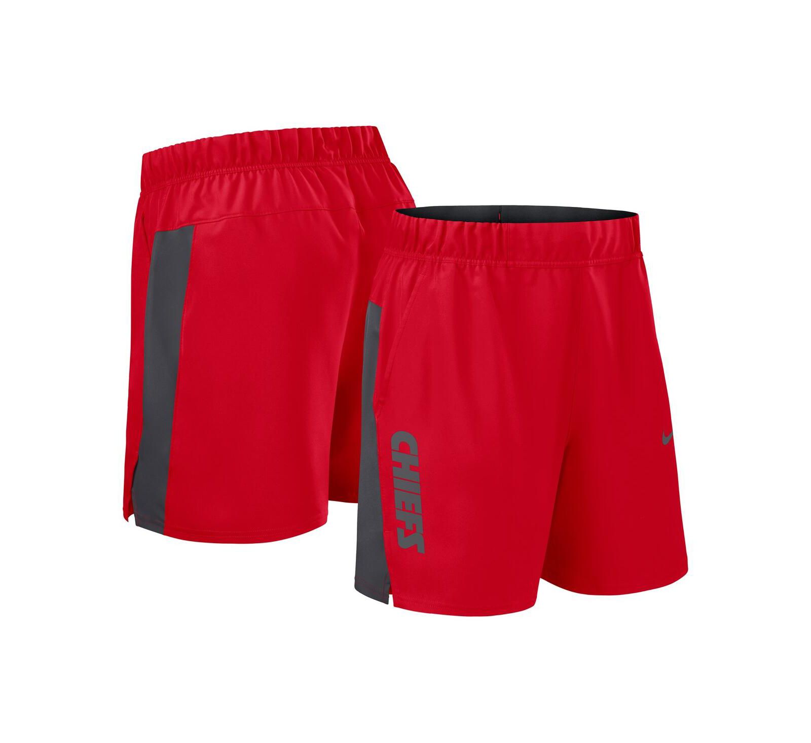 Nike Men's Red Kansas City Chiefs Woven Victory Performance Shorts