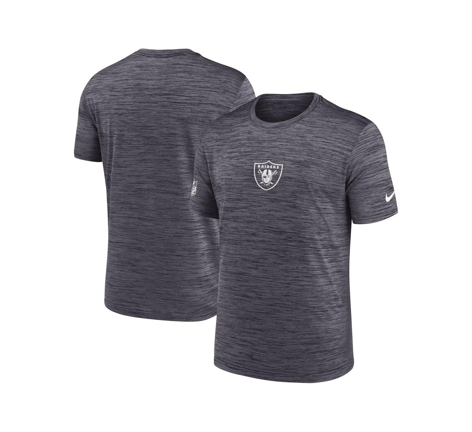 Nike Men's Black Las Vegas Raiders Sideline Velocity Performance T-Shirt