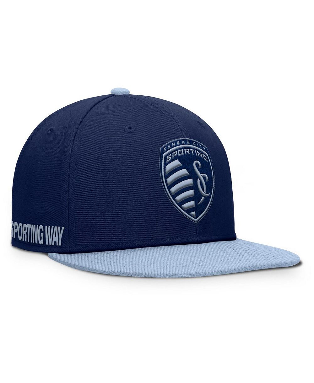 Мужская кепка Fanatics Sporting Kansas City Sitter Snapback Navy