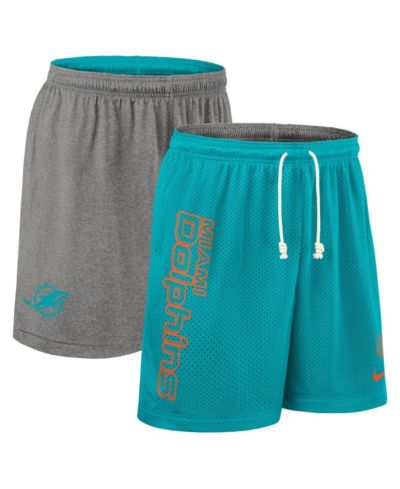 Мужские спортивные шорты Nike Miami Dolphins Sideline Reversible, бирюзовые