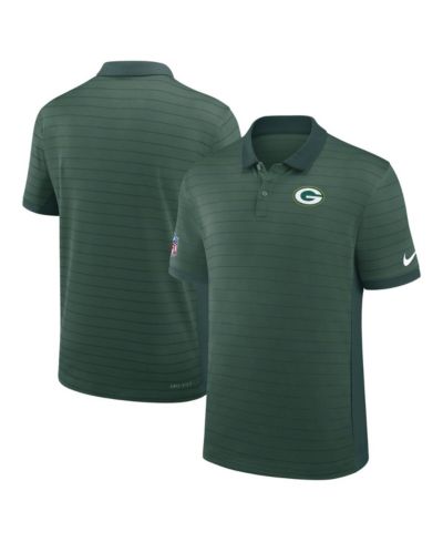 Nike Men's Green Bay Packers Sideline Victory Stripe Performance Polo Shirt