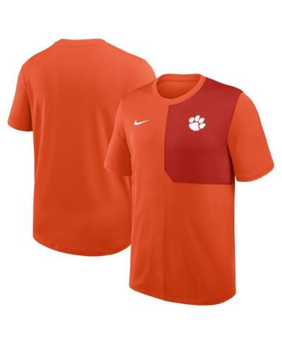 Мужская футболка Nike Orange Clemson Tigers 2025 Sideline UV Performance Coach