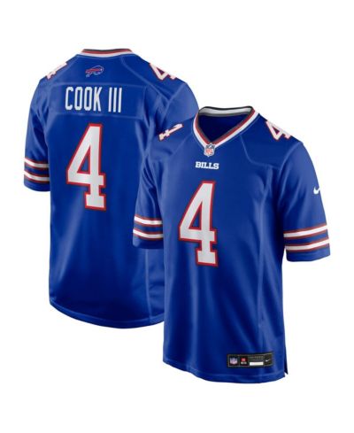 Мужская джерси Nike James Cook III Royal Buffalo Bills