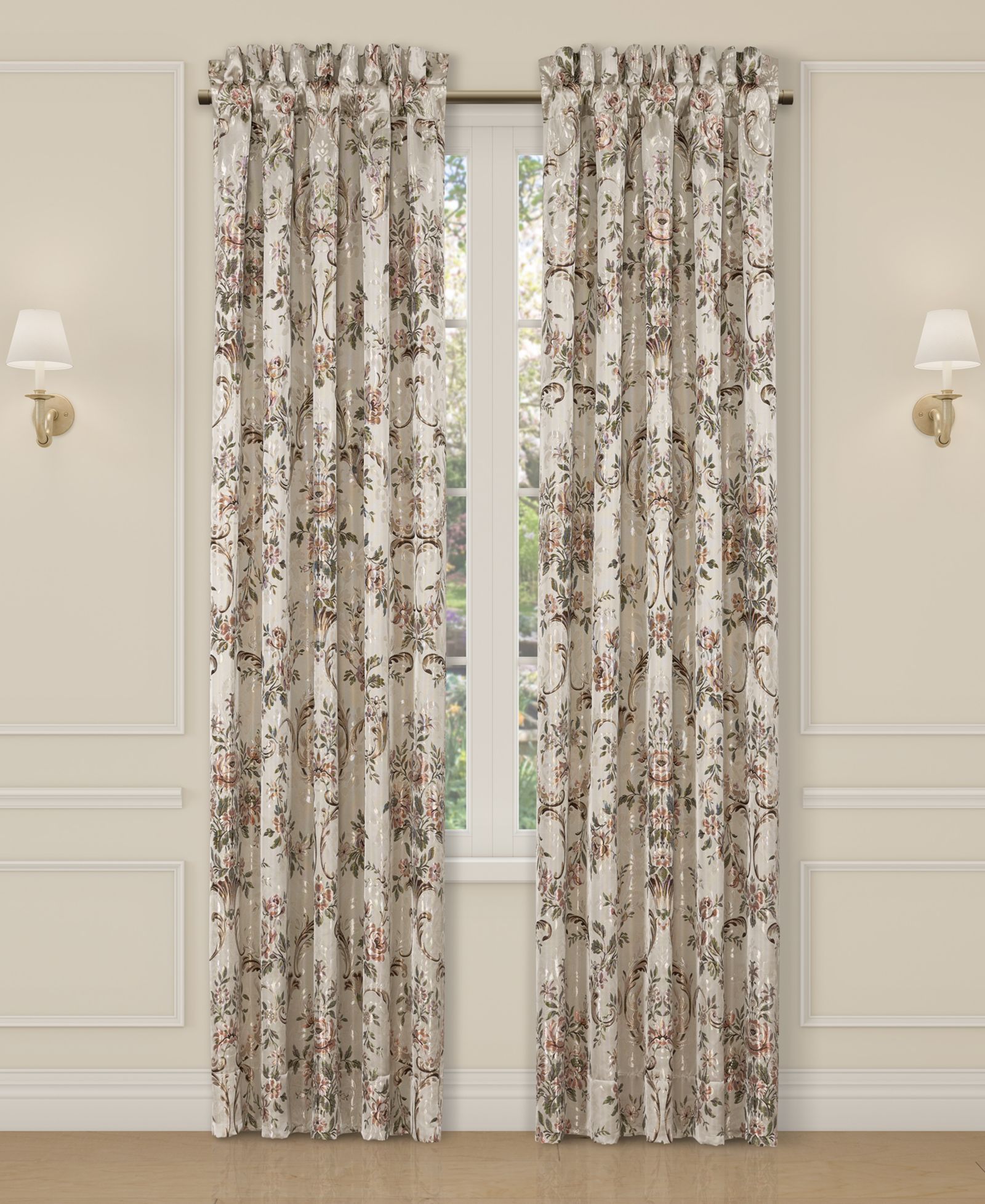 J Queen New York Pecora Window Panel Pair, 50" x 84"