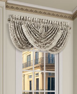 Занавеска J Queen New York Brunello Flax Window Waterfall 33" x 43"