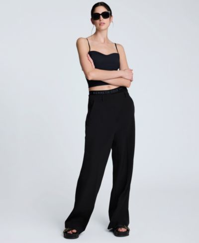 Женские брюки Kenneth Cole Luxe Stretch Twill Wide-Leg