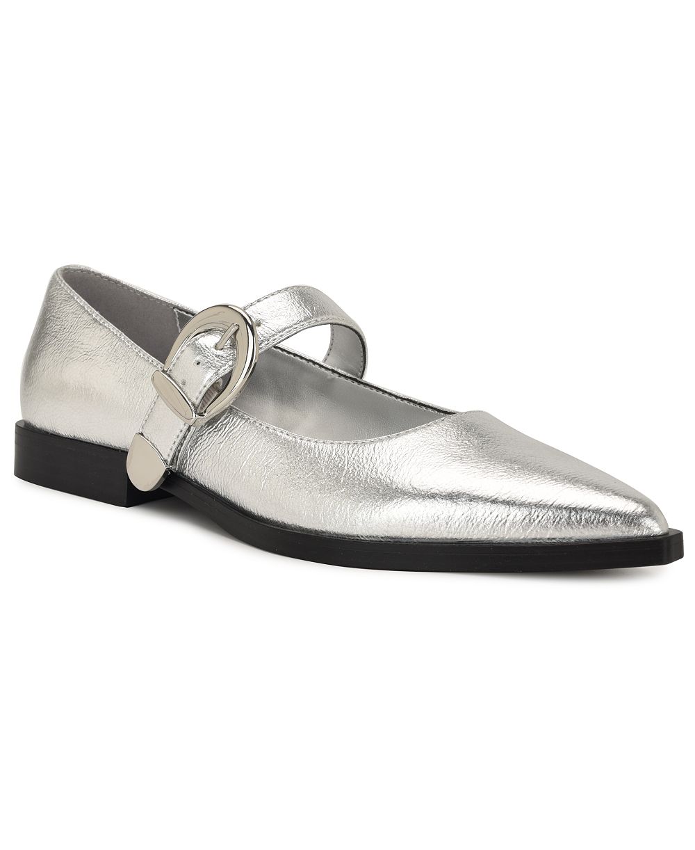 Женские балетки Nine West Katrel Mary Jane Pointed Toe Flats