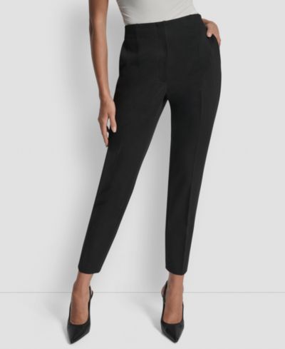 DKNY Женские брюки из трикотажа Ponte Slim-Leg Hollywood