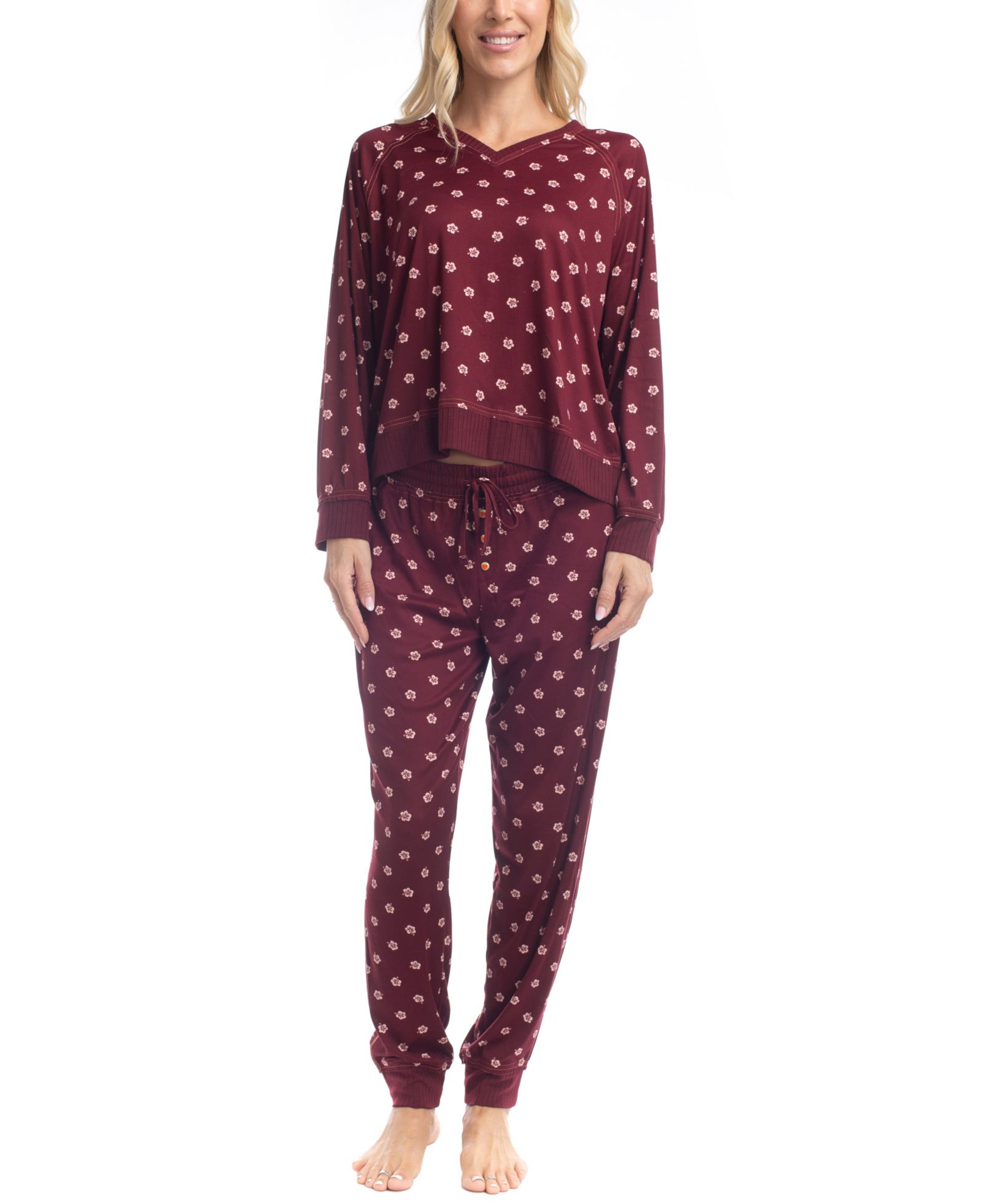 Ocean Pacific Women's Sandy Sundown Pajama Set
